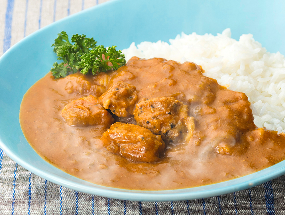 甘熟豚南国スイートを使った お肉がゴロッとポークカレー