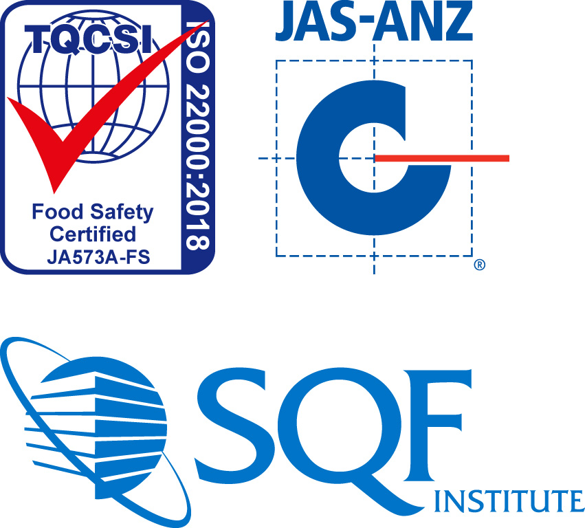 ISO22000・JAS-ANZ・SQF